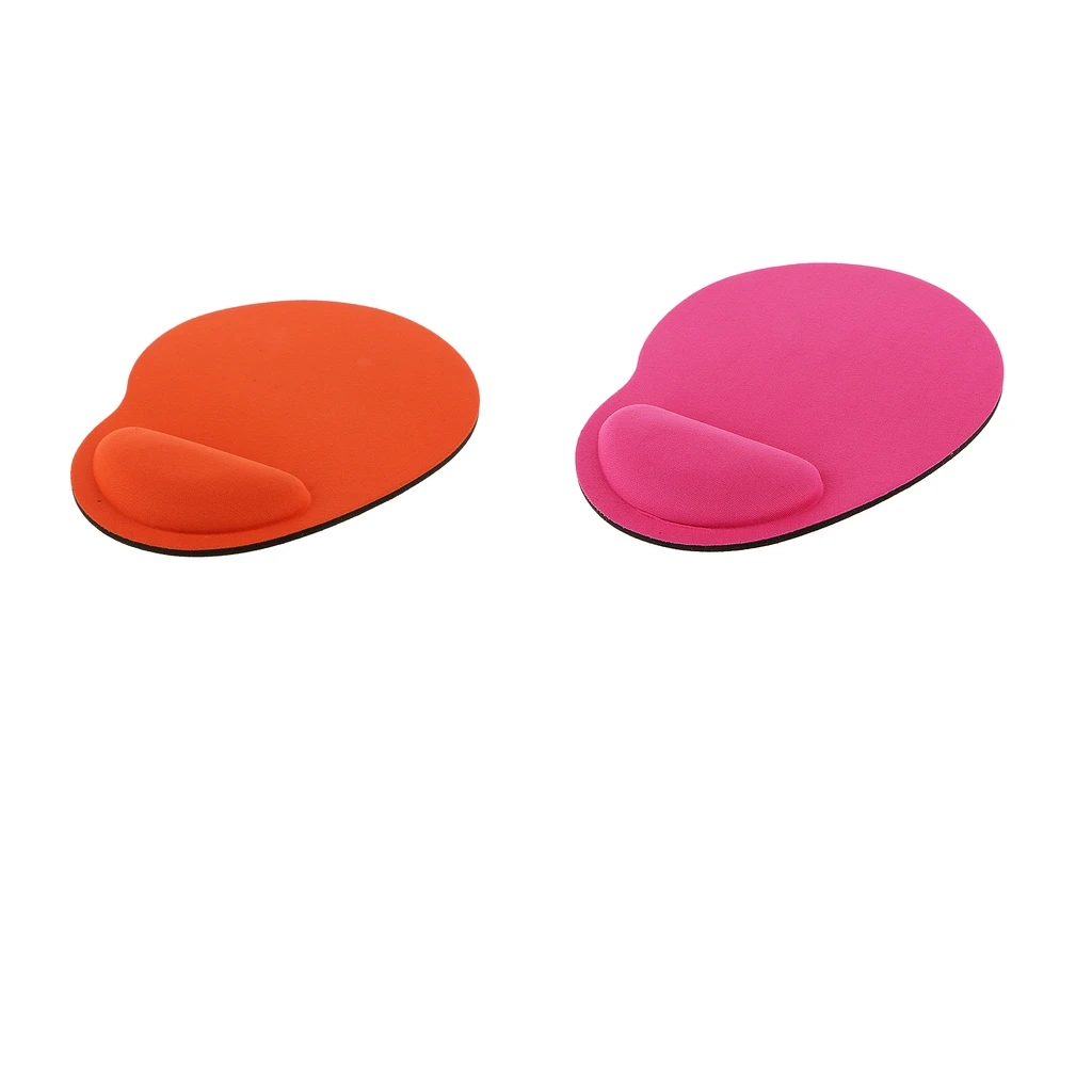 2Pcs Mouse Pad with Wrist Rest for Computer Laptop Notebook Keyboard Mouse Mat with Hand Rest Mice Pad Gaming with Wrist Support