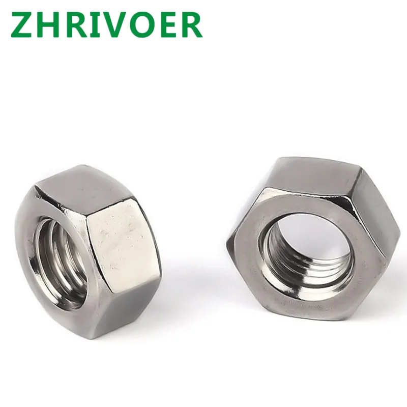A2-70.304.201 stainless steel hex nut m2-M2.5- m3- M4- M5- M6- M8- M10- M12- M14- M16 bolt | Обустройство дома