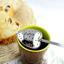 tainless Steel Ball Tea Infuser Mesh Filter Strainer w/hook Loose Tea Leaf Spice Home Kitchen Accessories