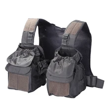 Уличный спортивный рыболовный жилет, жилет для ловли нахлыстом, тактический нагрудной жилет, дышащая сетка, Регулируемый жилет для рыбалки, рыболовные снасти Уличный спортивный рыболовный жилет, жилет для ловли нахлыстом, тактический нагрудной жилет, дышащая сетка, Регулируемый жилет для рыбалки, рыболовные снасти