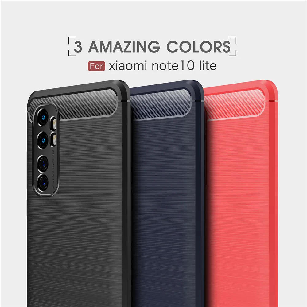Чехол для Xiaomi Mi Note 10 Lite роскошный полностью Мягкий силиконовый чехол Note10 защитный
