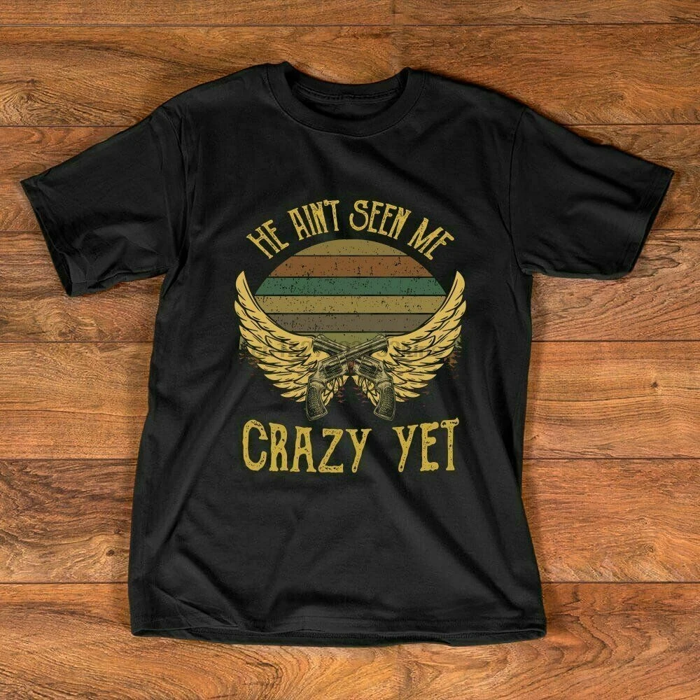 He AinT Seen Me Crazy Yet Винтажная Футболка Миранда Ламберт музыка лирика футболка |