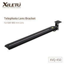 XILETU XVQ-450 телеобъектив адаптер кронштейн удлинить plate400мм для наблюдения за птицами головка гидравлическая головка Sachtler Manfrotto Gitz