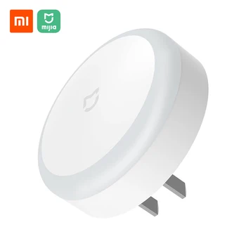 

Xiaomi Mijia Plug-in Night Light Sense Induction Soft Light Plug Sensor Light Sleep Night Lamp Energy-saving Night Light 220V