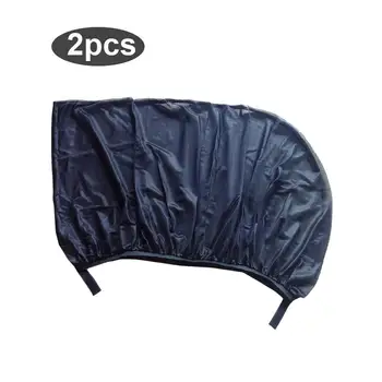 

2Pcs Car Window Cover Sunshade Mesh Curtain UV Protection Shield Pair Visor Mosquito Dust Protection Covers Sunblocking