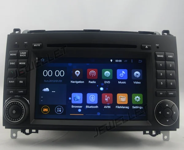 Восьмиядерный ips экран Android 9 0 автомобильный DVD gps Радио Навигация для Benz W169 W245 Sprinter