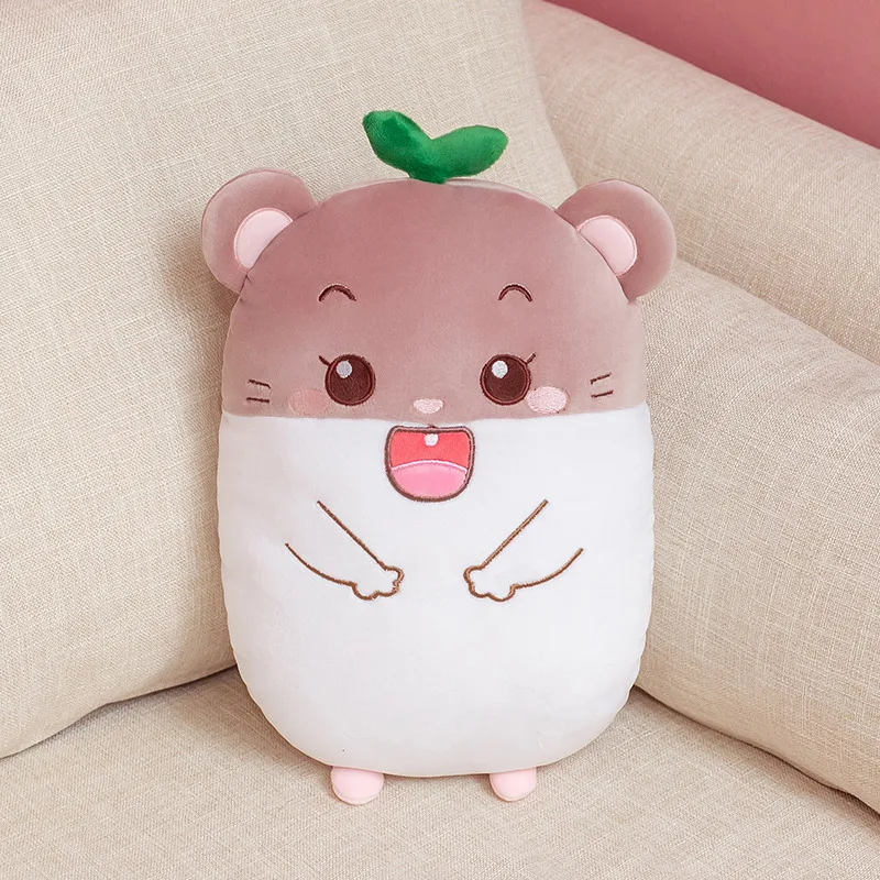 thumbnail image 1 of Juguete de peluche de hámster para niños, almohada de ratón de Animal suave, regalo de Navidad Kawaii, regalo de San Valentín, 35/55/75cm, nuevo, 1 of 4