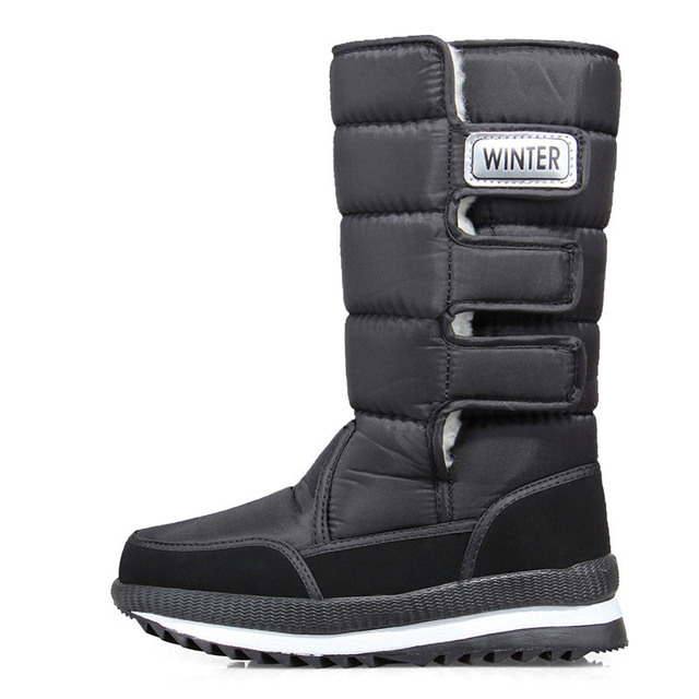 warm plush snow boots women 2022 new winter platform non slip waterproof casual flat boots female plus size