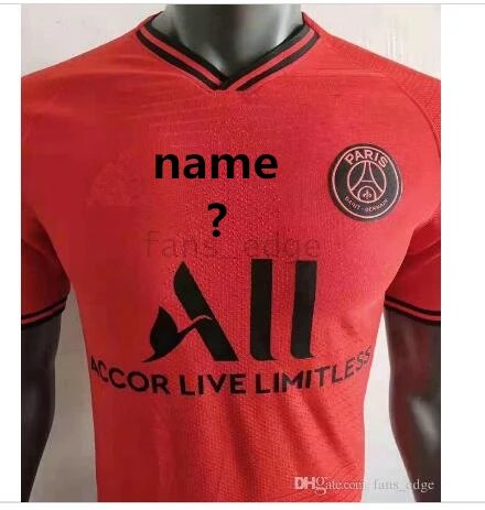 19 20 PSG футбольная Джерси Версия игрока MBAPPE MARQUINHOS GANA SARABIA DI MARIA DRAXLER psg футбольные рубашки dhl - Цвет: shirt6