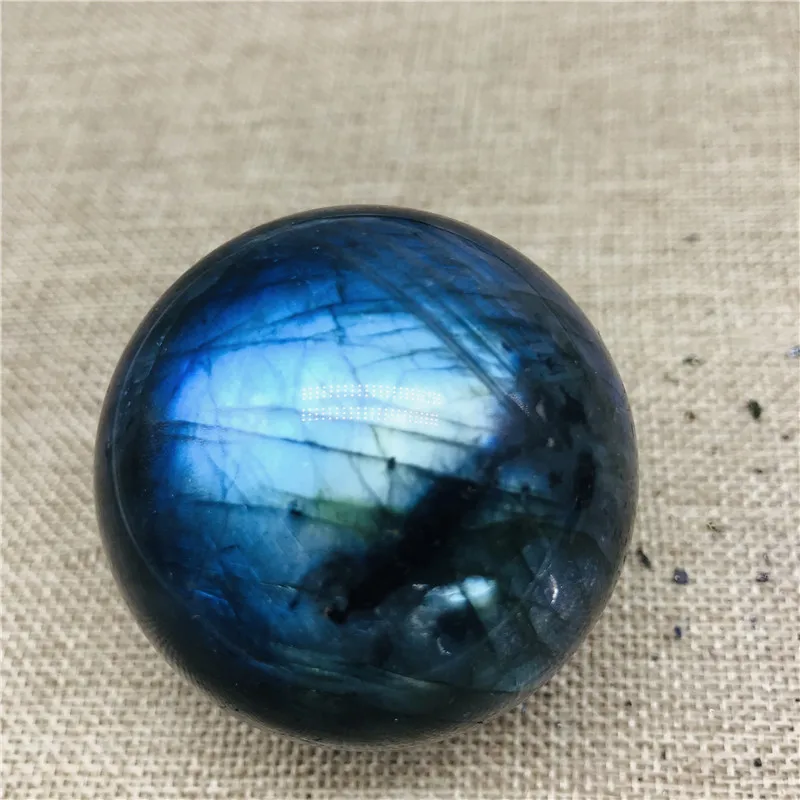 50 мм синий светильник лабрадоритовый кварц хрустальный шар натуральный Лабрадорит хрустальный шар Исцеление как подарок