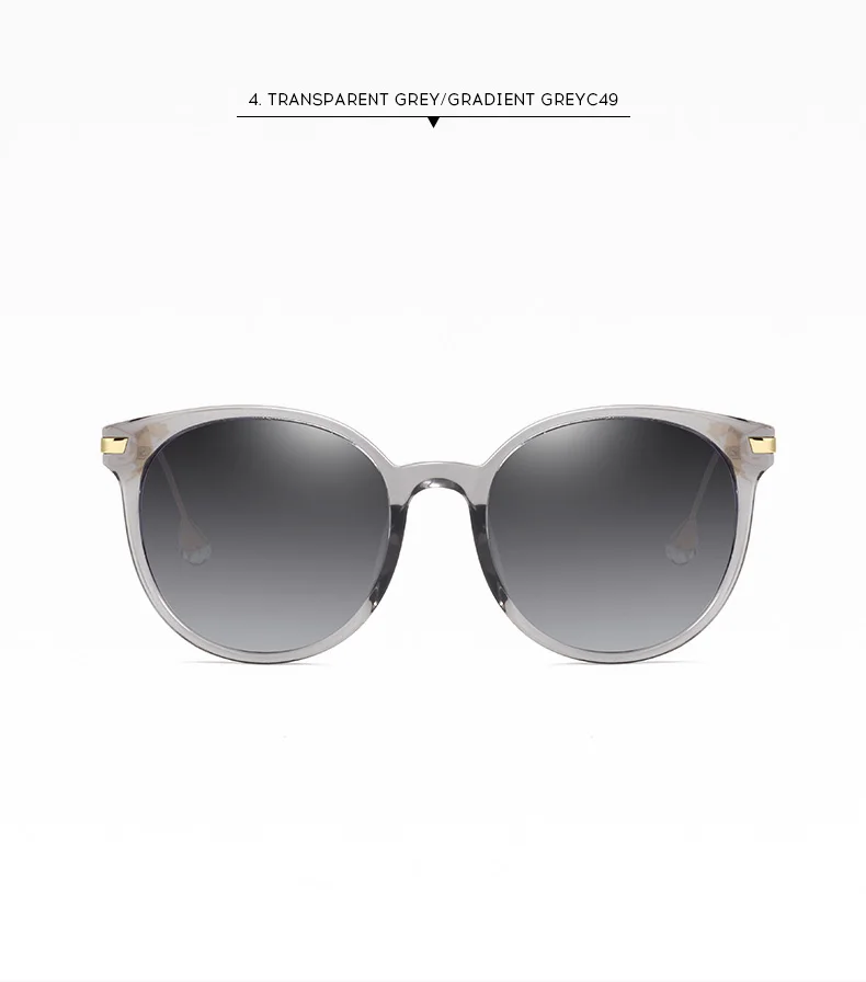 Женские поляризованные зеркальные металлические солнцезащитные очки UV400 Черный Серый Коричневый Красный RFT201952N