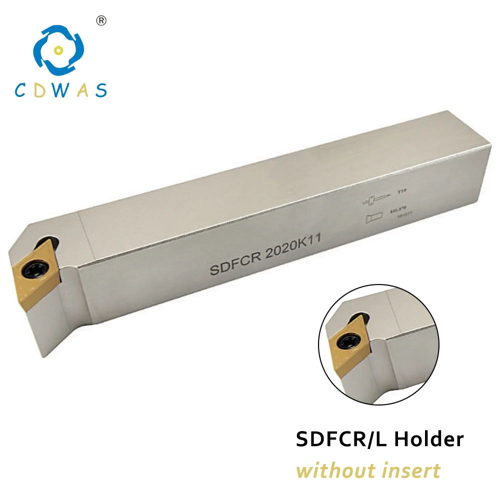 SDFCR SDFCL держатель токарного инструмента SDFCR1616H11 sdfcr20k11 SDFCR2525M11 токарный станок с ЧПУ Резак токарный инструмент для DCMT11T3 caibid вставка