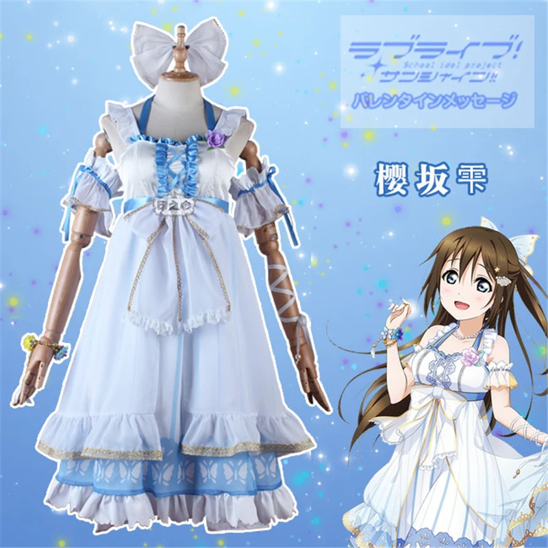 

Аниме Love Live School Idol Festival Ousaka Shizuku платье карнавальный костюм вечерние платья H