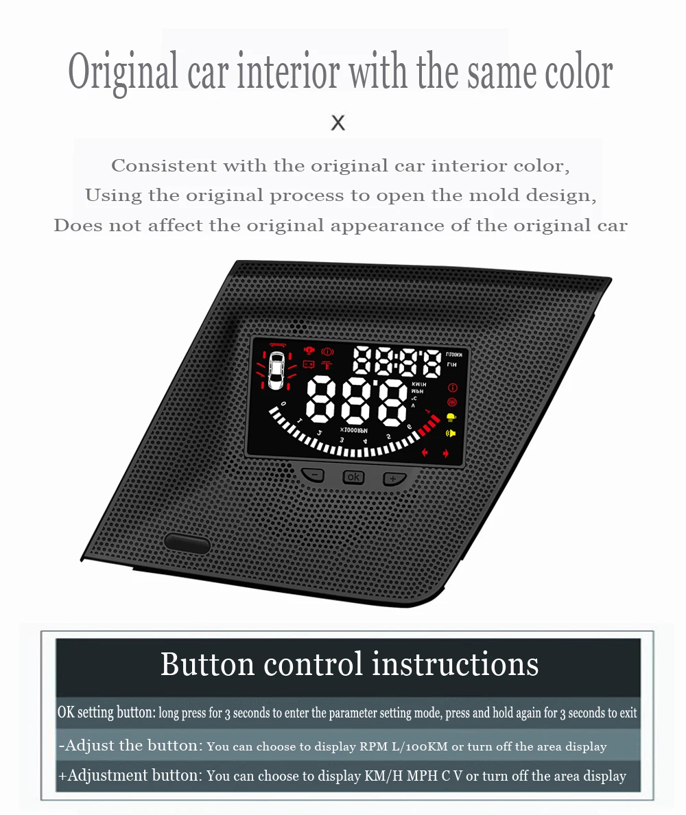 Liandlee Автомобильный дисплей HUD для Lexus ES 2013~, цифровой проектор, детектор расхода топлива