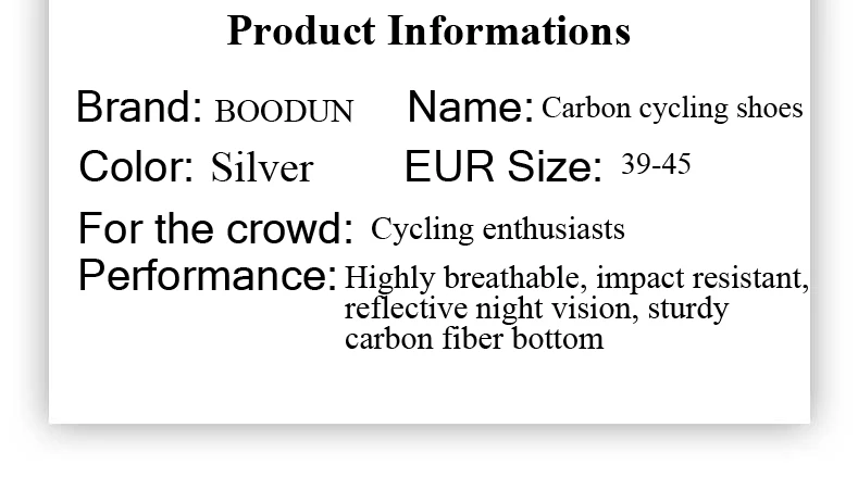 Мужские кроссовки BOODUN для шоссейного велоспорта, мужские кроссовки из углеродного волокна, серебристого цвета, sapatilha ciclismo, дышащая обувь для триатлона, самоблокирующаяся обувь SPD