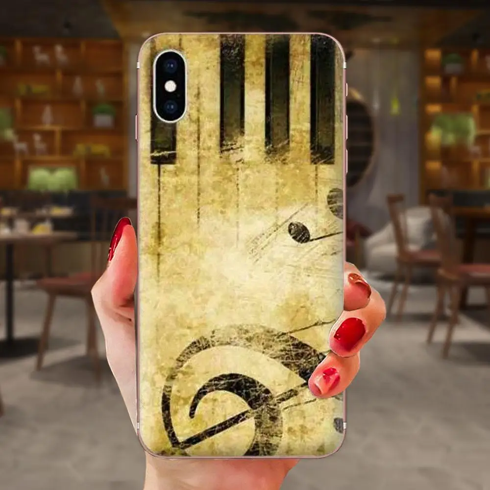 Для Samsung Galaxy Note 5 8 9 S3 S4 S5 S6 S7 S8 S9 S10 5G mini Edge Plus Lite прекрасная пластиковая музыкальная