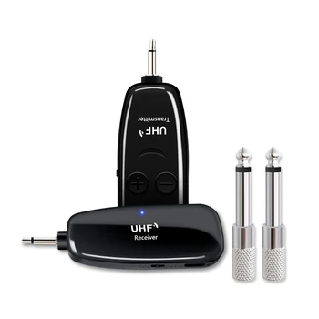 

UHF Wireless Transmitter and Receiver 50 Meters Wireless Electric Guitar Amplifier Transmitter Receiver System