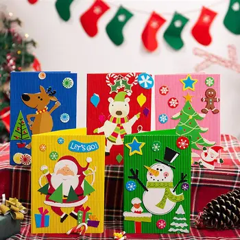 

4Pcs Greeting Cards Making Kit DIY Handmade Cards Maker Kit for Kids Adults