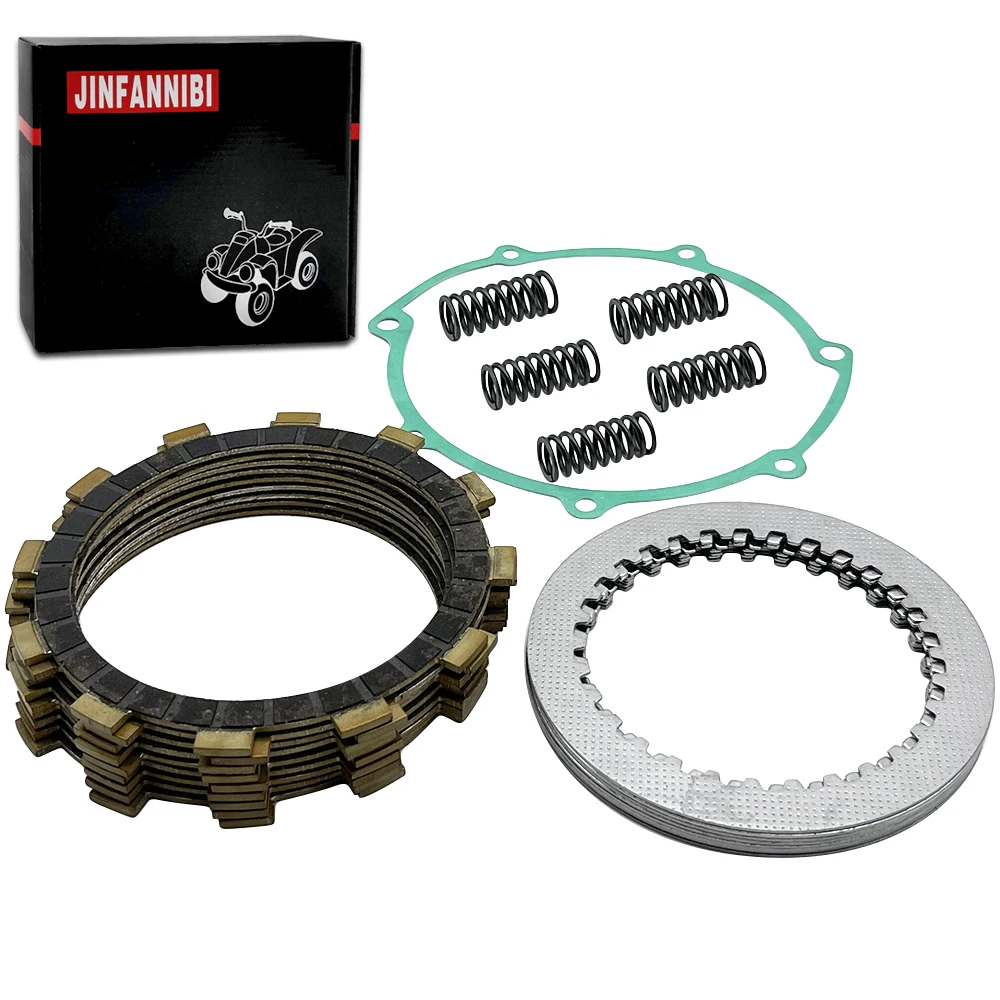 Complete Clutch Kit Heavy Duty Springs and Cover Gasket Compatible for Yamaha YZ 250 YZ250F 2001-2007 WR250F 2001-2013