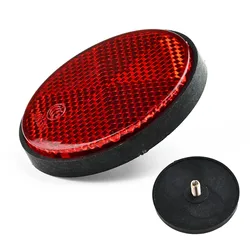 1pcs Bicycle Round Reflector 56mm Bike Reflective Tackle Night Safety for Motorcycles Electro-mobile Riding Cycling Accessories