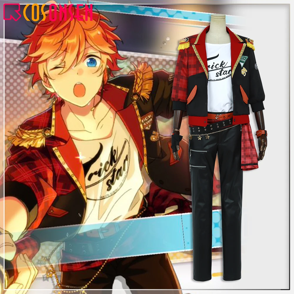 

Ensemble Stars Akehoshi Subaru Cosplay Revival Scout Trickstar Costume Adult Halloween Carnival Suit Custom Made COSPLAYONSEN