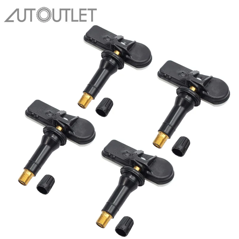 

AUTOUTLET for 4pcs TPMS Tire pressure sensors 407009322R 407001628R 93457916 Tire pressure monitor