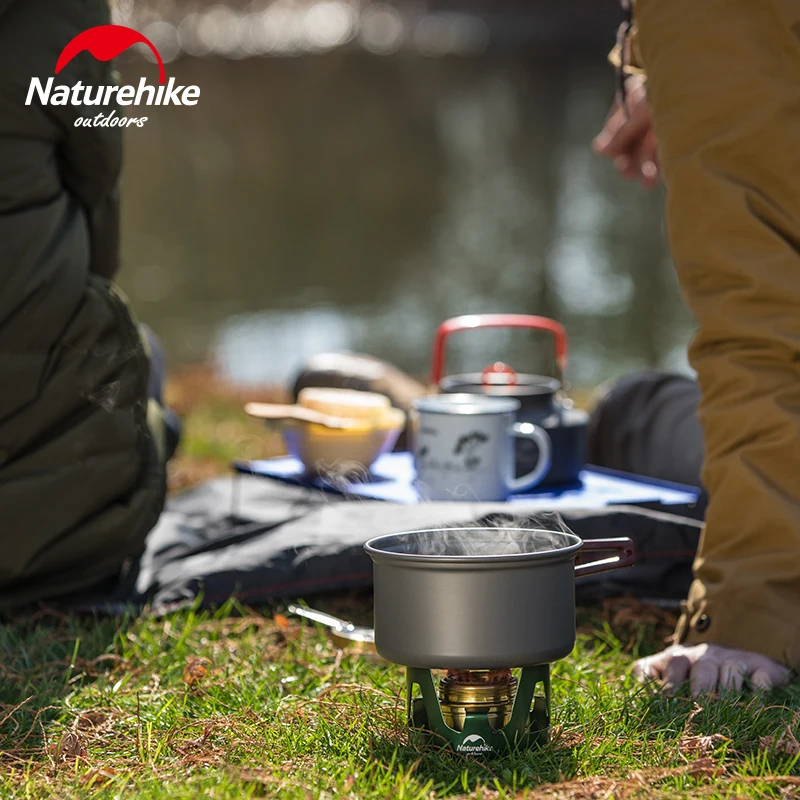 Портативная Сверхлегкая жидкая твердая спиртовая плита Naturehike для активного