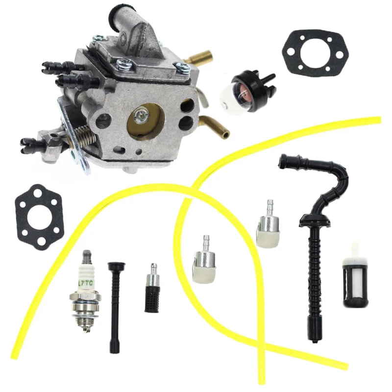 

Gaskets Carburetor kit Primer Bulb Oil Filter Fuel Line For Stihl MS192