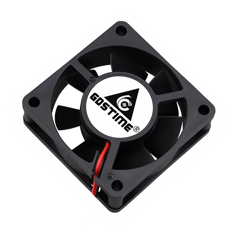 Gdstime-ventilador para Impressora 3d Esfera Dupla de Resfriamento 60 mm x 60x20 mm 6020 12v 24v 20 mm x 20 mm Equipamento de Máquina sem Escova Motor dc Peças - Imagem 3