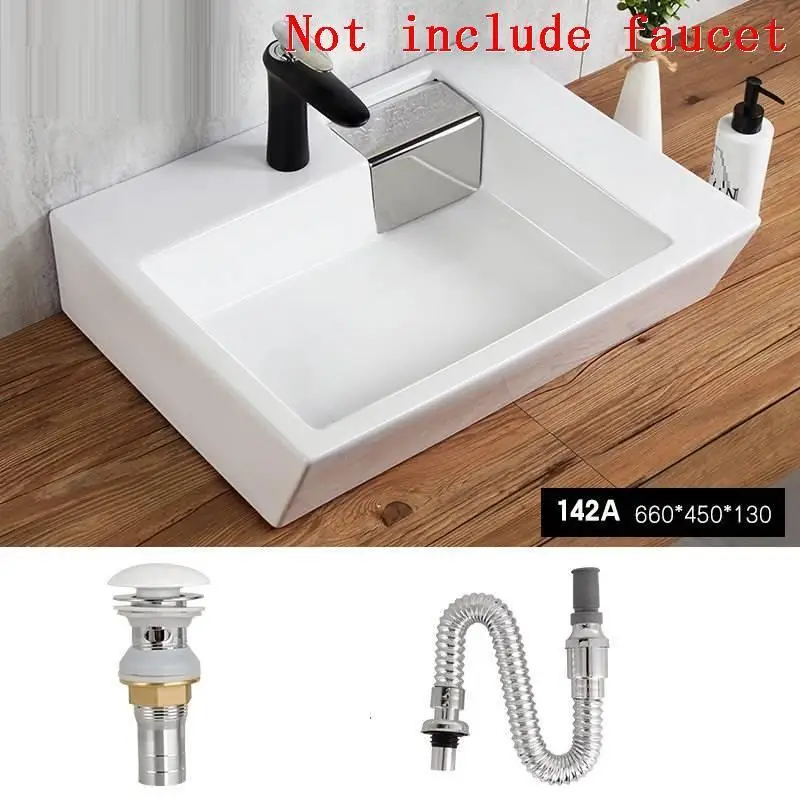 MODEL B Wasbak Da Appoggio сосуд Salle De Bain Туалет Пиа Para Lavatorio Umywalka Banyo Cuba Banheiro раковина для ванной Lavabo - Цвет: MODEL B