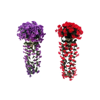 

Artificial Flower Simulation Violet Hanging Flower Vine Home Decor