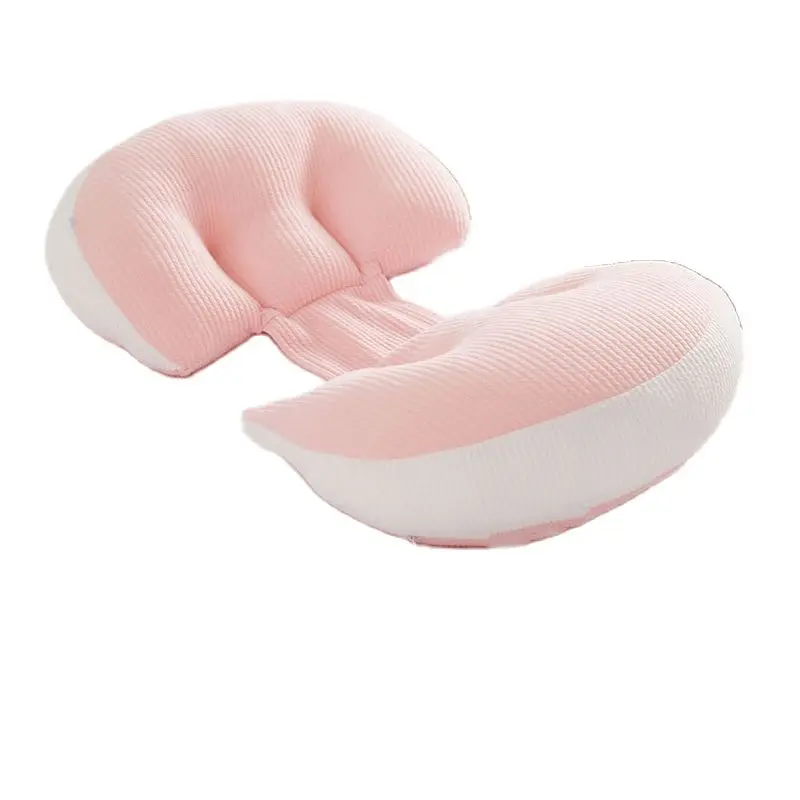 Pregnant Women Antibacterial Anti-mite Cotton Pillow U-shaped Abdominal Lift Side Sleeping Pillows Comfortable Pregnancy Product