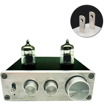

Aluminium Home Vacumn Adjustable HIFI Universal Mini RIAA 6k4 Tube Pre Amplifier Turntable Headphone Preamp Phono