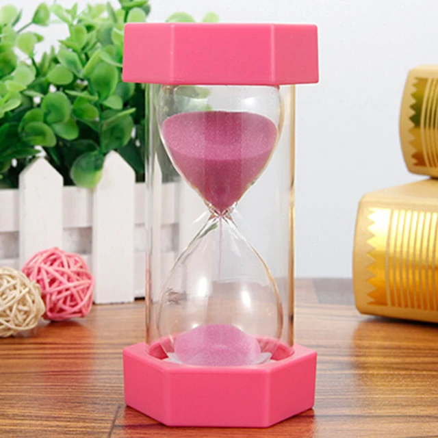 5/10/15/20/30min Hourglass Sandglass Sand Clock Kitchen Timer Child Game Toy Kids Educational Toys for Children Gift 2