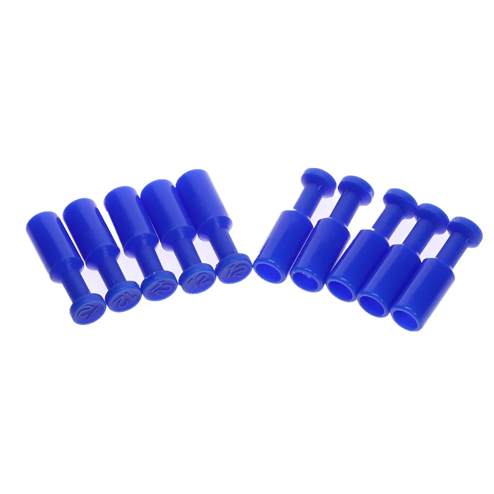 1/2" BSPT MALE BLANKING PLUG BLUE 9-04579 PVC NYLON & POLYPROP FTGS 