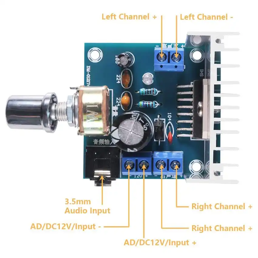 2x15W 오디오 스테레오 앰프 -TDA7297 (2x15W Stereo Audio Amplifer -TDA7297) : 네이버 블로그