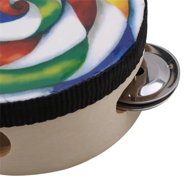 Carl  Percussion Instrument 4/ 6 Inch Lollipop Drums Music Teaching Aid Musical Toys 5