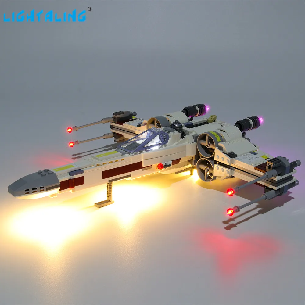 

Lightaling Led Light Kit For Star War X-Wing Star fighter Building Blocks Compatible With 75218 5145 ( Lighting Set Only )