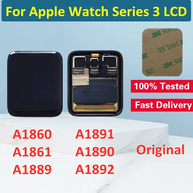 Original OLED LCD For Apple Watch Series 3 LCD Display Touch Screen Digitizer Replacement For iWatch 3 38mm 42mm LTE Celullar