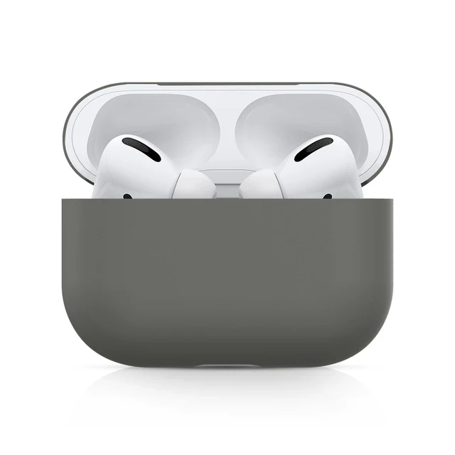 Silicone Case For Airpods Pro Case Wireless Bluetooth For Apple Airpods Pro Case Cover Earphone Case For Air Pods Pro 3 Fundas gray