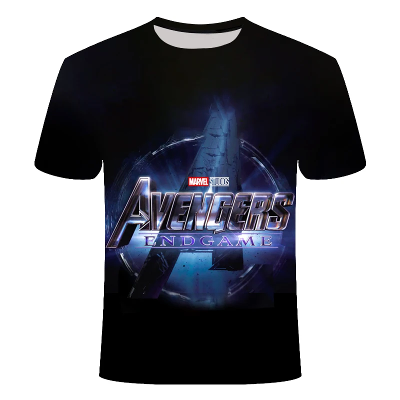 Новинка, Мужская футболка с 3D принтом «Мстители Marvel 4 Final», летняя модная футболка с коротким рукавом для косплея супергероя США