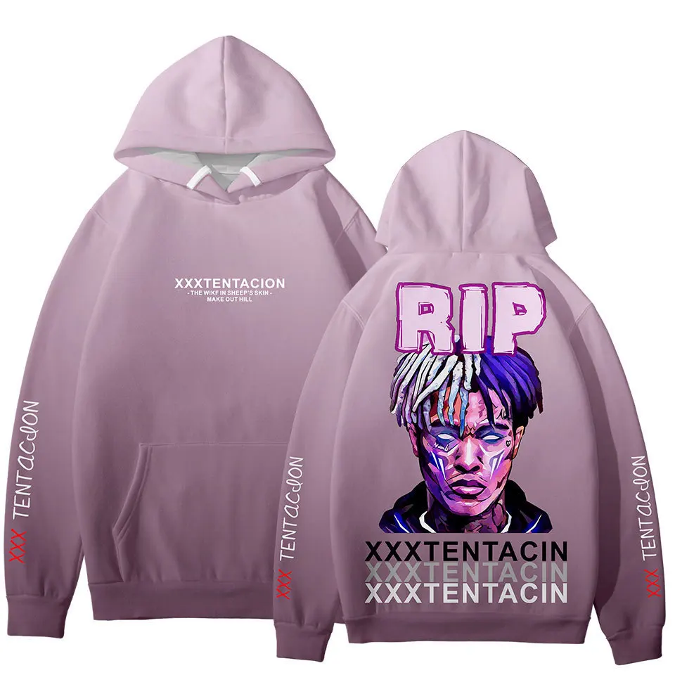 Xxxtentacion BAD Hoodie Rapper Xxxtentacion хип хоп 3D мужские толстовки с принтом свободный длинный рукав толстовка с капюшоном пуловер 4XL