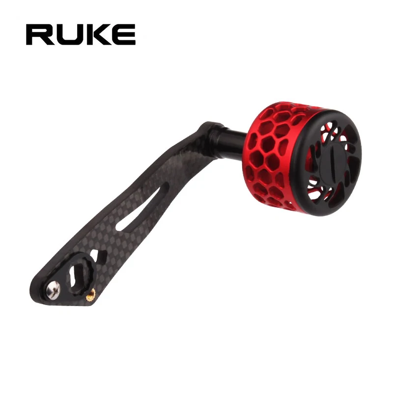 Рыболовная катушка RUKE рукоятка из углеродного волокна для Daiwa Abu и Shimano размер