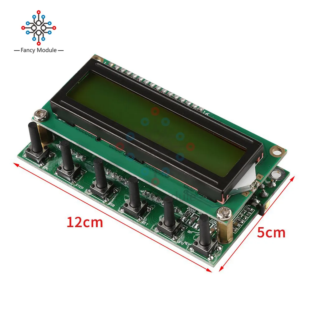 Diymore 1602LCD генератор сигналов модуль DDS генератор сигналов AD9850 6 полос 0~ 55 МГц цифровой коротковолновый радио