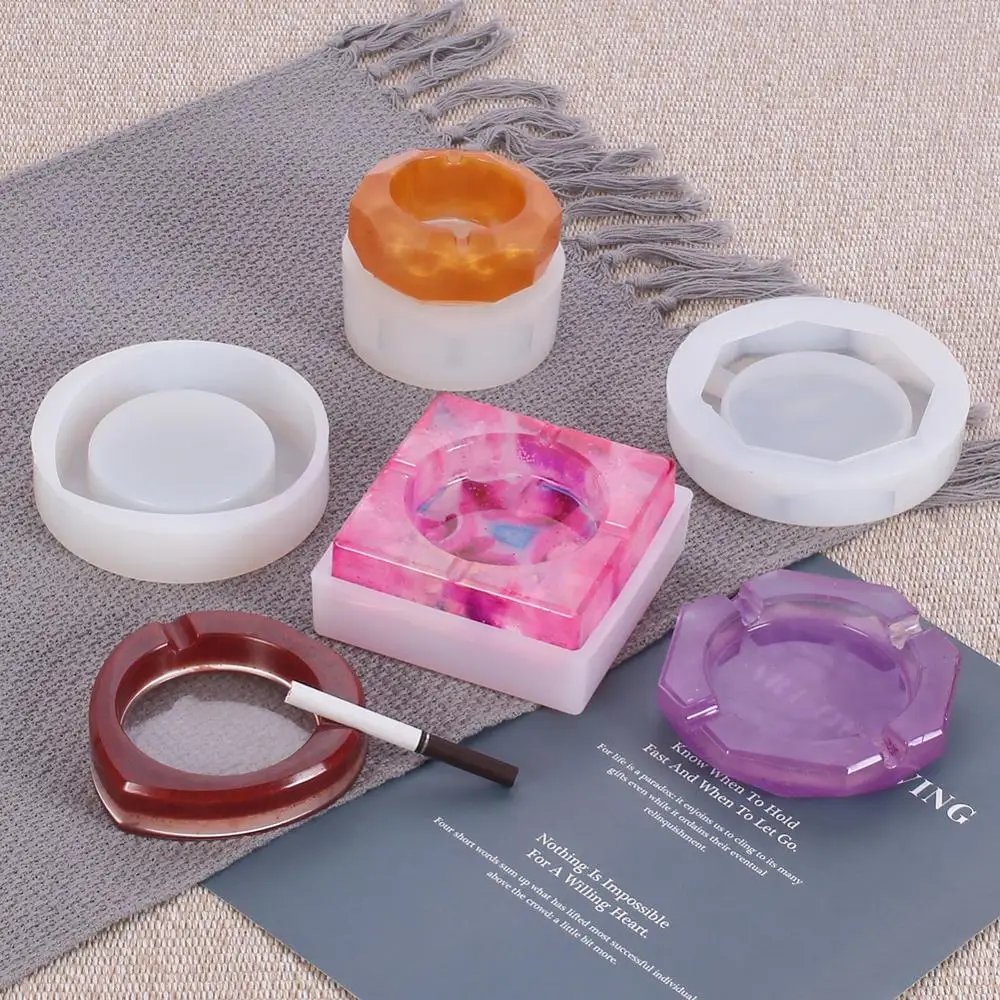 1 Pc Asbak Diy Handgemaakte Crystal Silicone Mold Opbergdoos Diy Spiegel Kristal Epoxy Uv Hars Schimmel Kunst Levert|Sieraden Hulpmiddelen & Uitrustingen| - AliExpress
