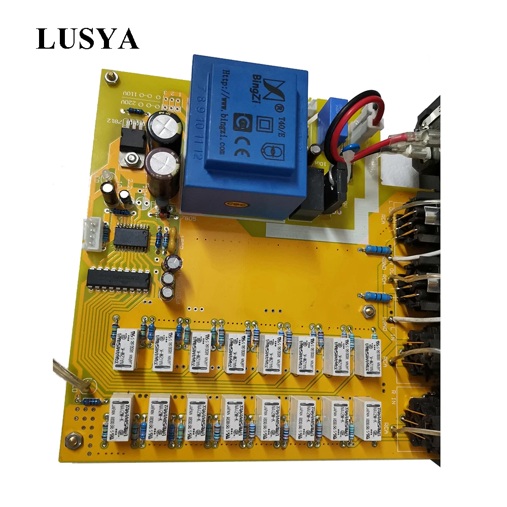 Lusya высокоточное реле баланса Preamp плата регулировки громкости балансировочный