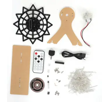 

amplifiers Colorful Electronic LED Flash Plug-in DIY Kit for Electric Rotating Ferris Wheel Transparent preamplifier