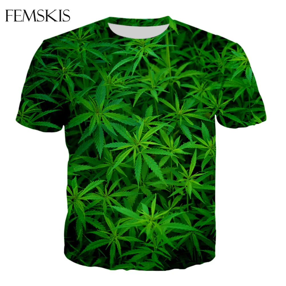 

FEMSKIS Men Women Green Maple Leaf Weeds 3D Print T-shirt Fashion Vest Short Pants Trousers Crewneck Hip Hop Sweatshirt Hoodies