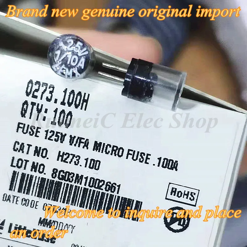 2 шт 0273 100 V 1/10A Бесплатная доставка для всех 125V 100MA LFMX TR3 6.35MMX8.89MM одноразового