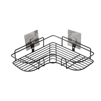 

Punch-Free Corner Shelf Bathroom Wash Rack Bathroom Seamless Wall-Mounted Tripod Storage Bathroom Rack